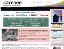 Tablet Screenshot of kayedee.co.uk